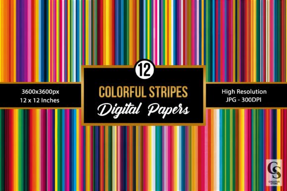 Download Colorful Rainbow Stripes Patterns - Stripes Collection