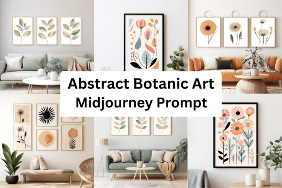 Download Prompt for Abstract Botanic Art - Premium Bundle