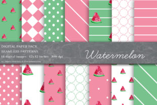 Download Watermelon Digital Papers, Fruit Pattern - Fruit pattern Collection