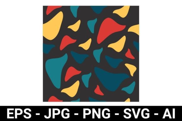 Download Colorful Abstract Shape Seamless Pattern - Abstract Collection
