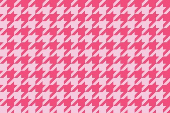 Download Seamless Pink Houndstooth Pattern - Houndstooth Collection