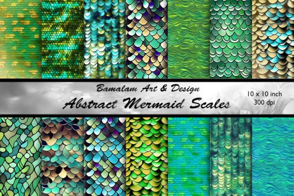 Download Abstract Mermaid Scales - Abstract Collection
