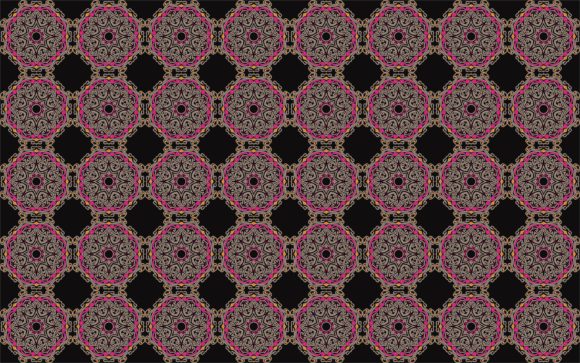 Download Bright Lines of Batik-style Mandala - Style Collection