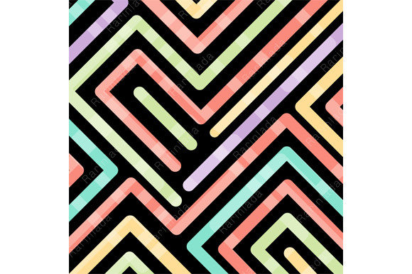Download Abstract Bright Color Lines Pattern - Abstract Collection
